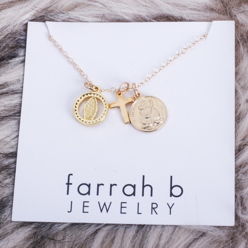 Farrah B Personalized Charm Necklace
